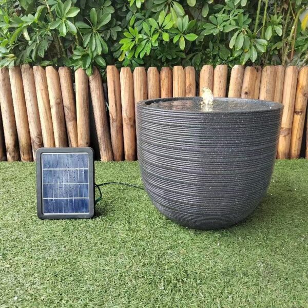 Geno Home and Garden Outdoor Water fountains with Solar Panel Water Pump for Pond Patio Garden