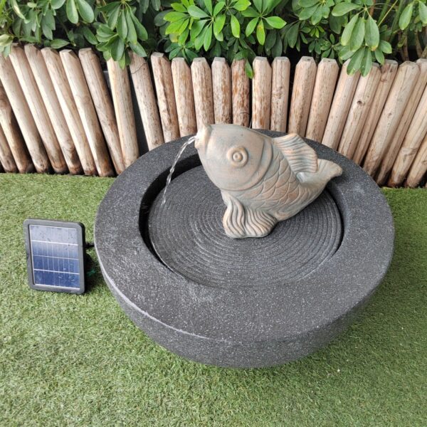 Geno Home and Garden Solar Water Fountain with LED Lights Water Pumps Waterfalls for Garden Patio Outdoor Solar Powered - Image 2